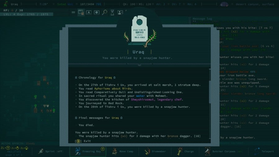 Caves of Qud Review - Screenshot 6 of 6