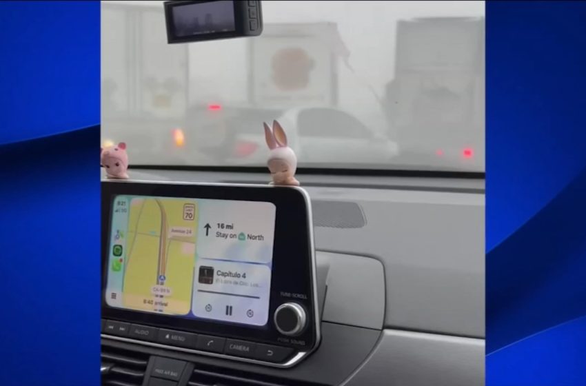  Video captures chaos inside 59-vehicle pileup on Highway 99 in Tulare County