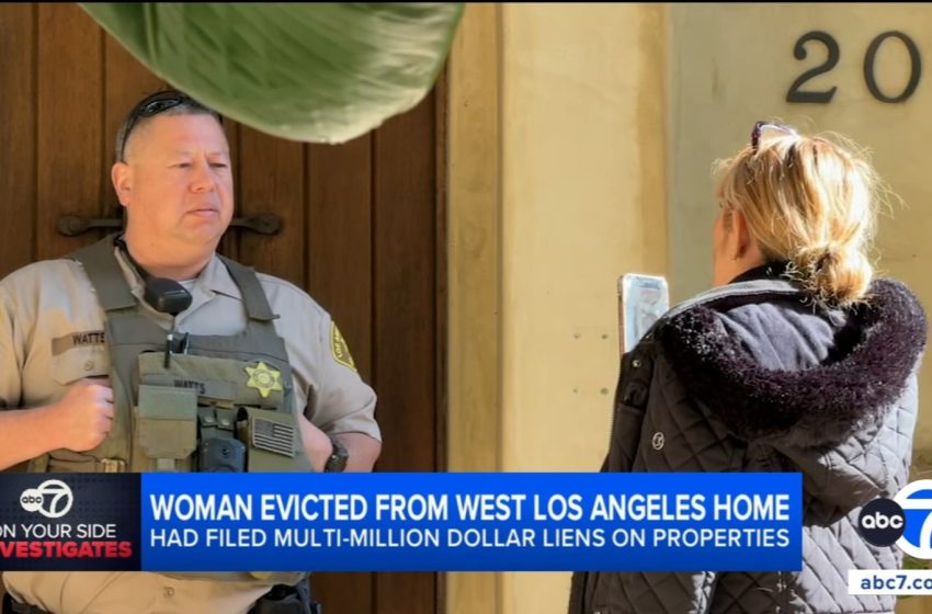  Sheriff’s deputies evict Rita Ortiz, Beverly Hills businesswoman accused of wrongfully placing multimillion-dollar liens on homes
