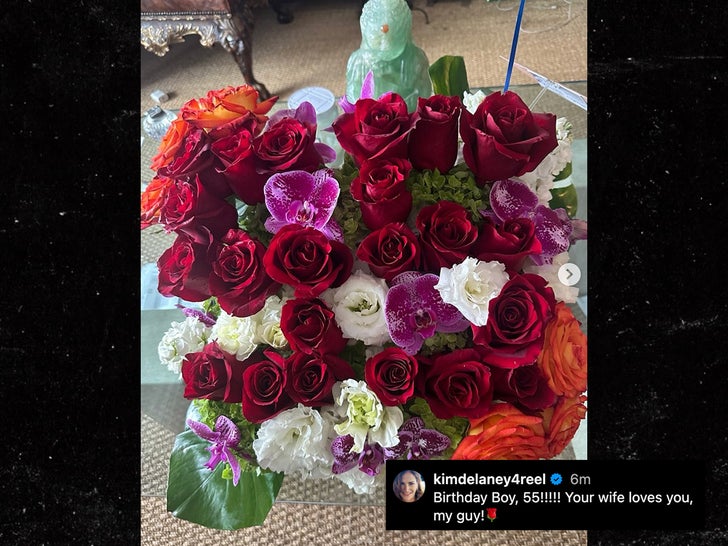 kim delaney FLOWERS FOR BIRTHDAY instagram
