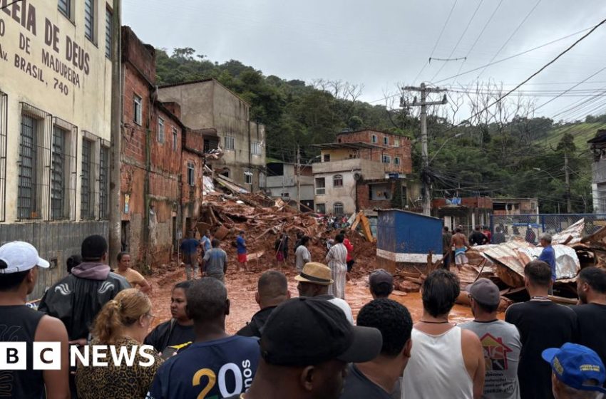  Floods and landslides in Brazil kill at least 25 – BBC