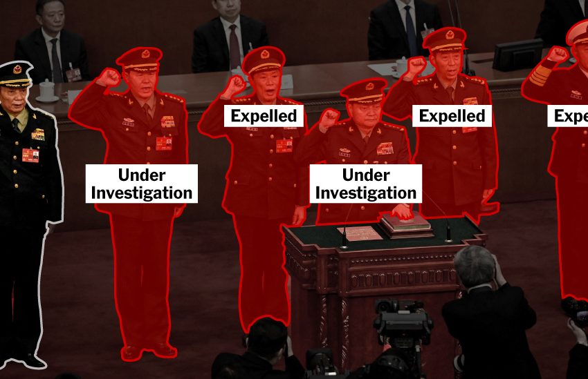  China’s Disappearing Generals – The New York Times