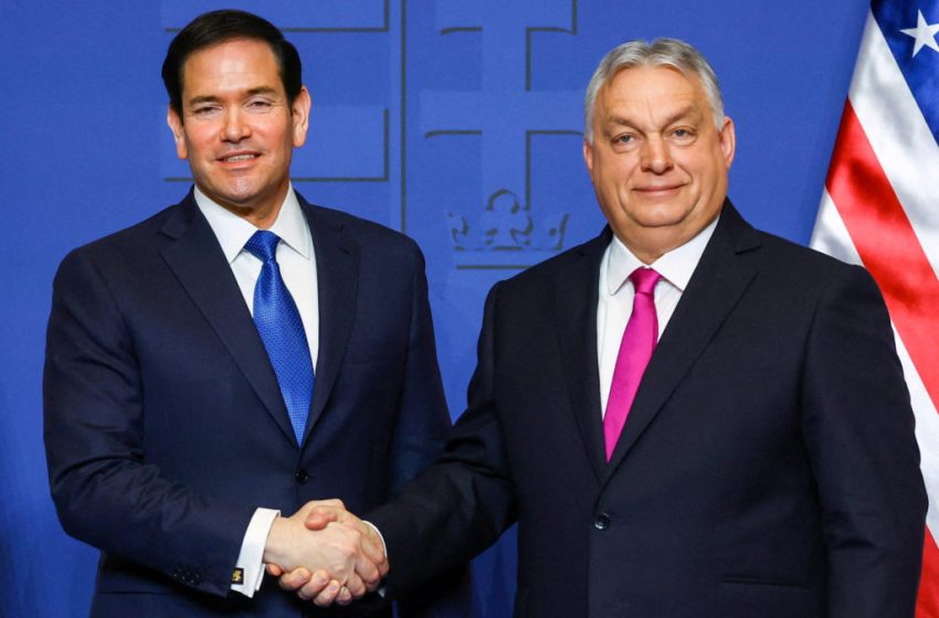  Rubio boosts Orbán’s bid for another term during Budapest visit