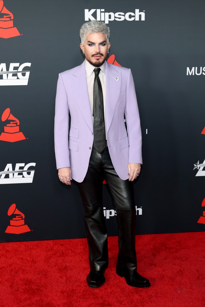 Adam Lambert attends the 2026 MusiCares Person of the Year Gala