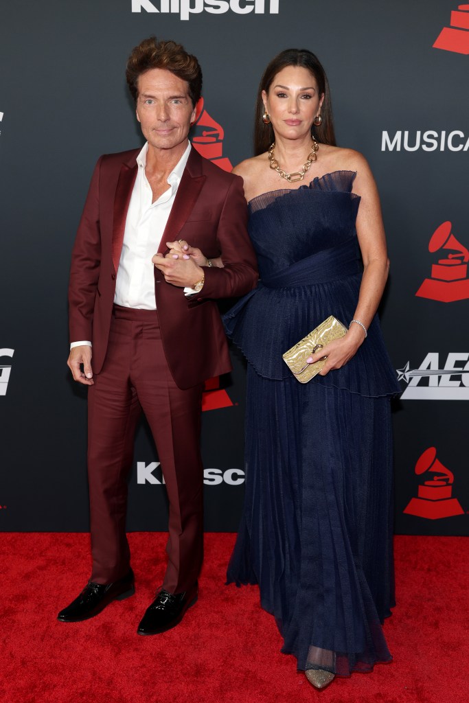 Richard Marx and Daisy Fuentes attend the 2026 MusiCares Person of the Year Gala