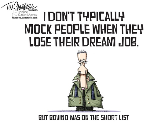 Cartoon by Tim Campbell