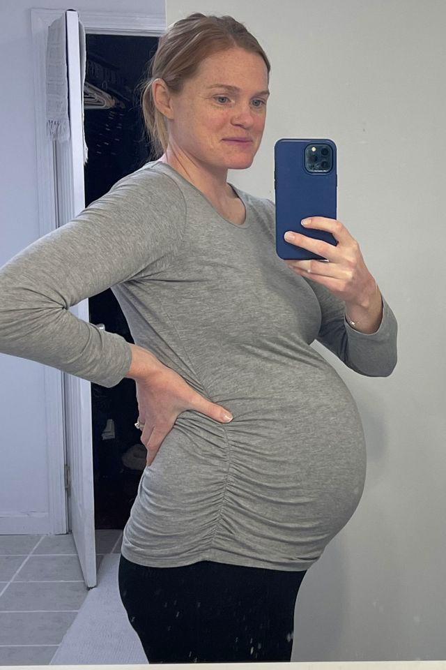 A pregnant Abby Wood Courtesy of Abby Wood