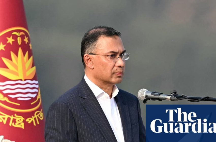  Tarique Rahman sworn in as Bangladeshi prime minister | Bangladesh