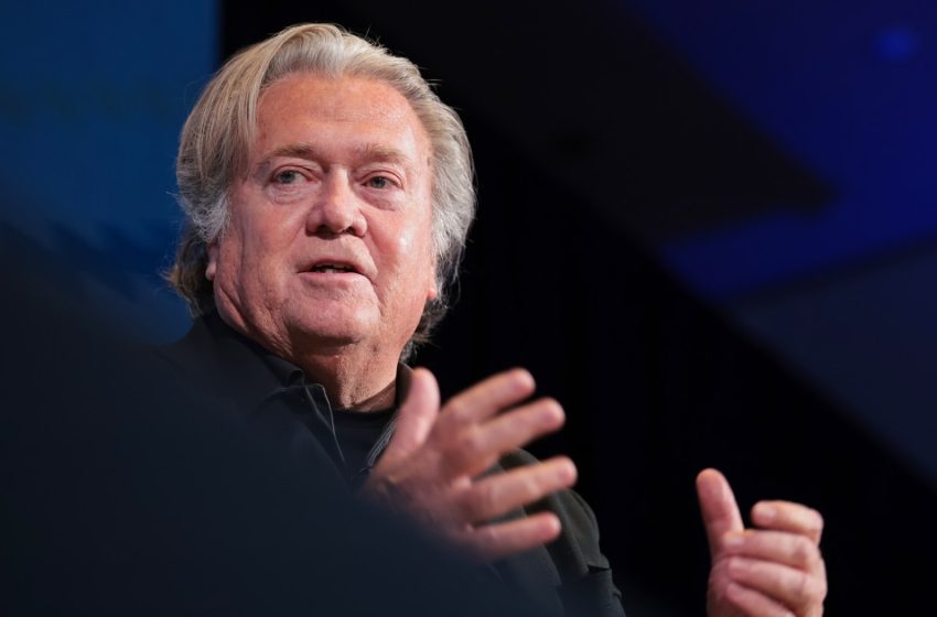  Justice Department moves to dismiss Steve Bannon’s criminal case