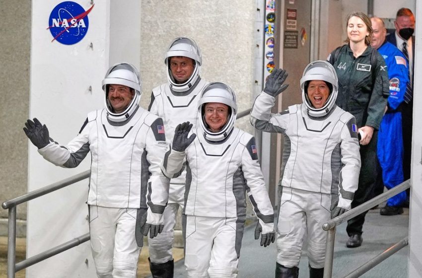  Four astronauts arrive at space station after prior crew’s early departure