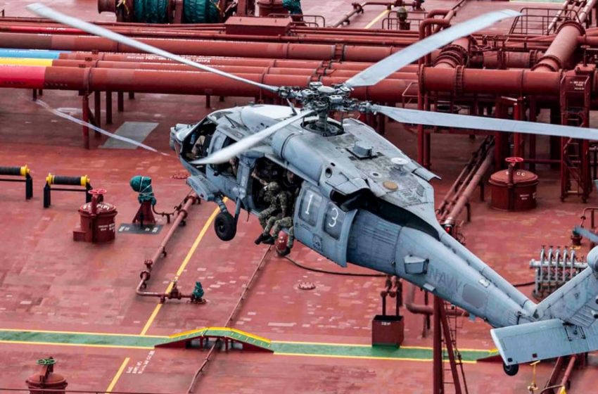  U.S. military boards another oil tanker in Indian Ocean after tracking it from the Caribbean