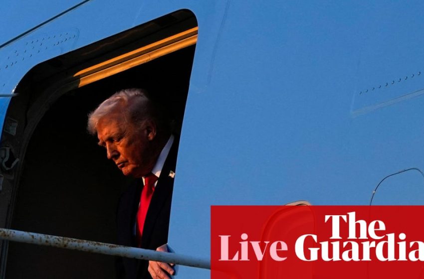  Trump says regime change in Iran ‘would be the best thing’ as US military reportedly plans for operation – live | Trump administration
