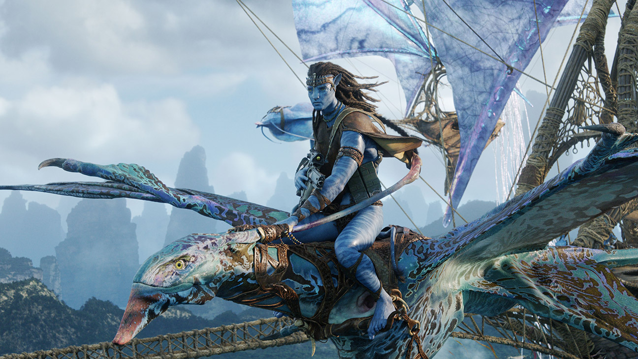 Jake Sully (Sam Worthington) in 20th Century Studios' Avatar Fire and Ash