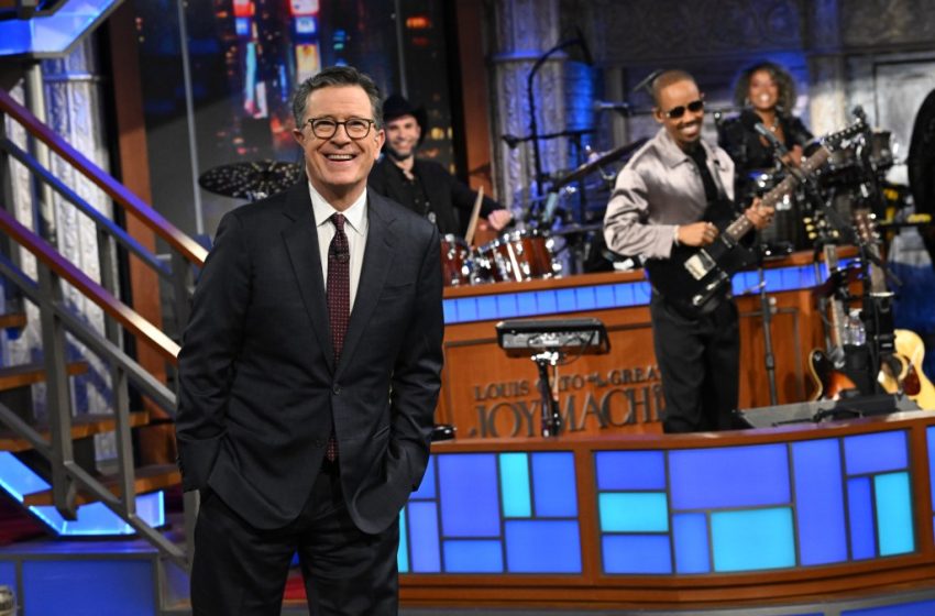 The Late Show’s Stephen Colbert Goes Live For The Last Time After SOTU