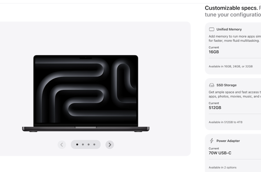  Apple’s online store now lets you build a new Mac exactly the way you want