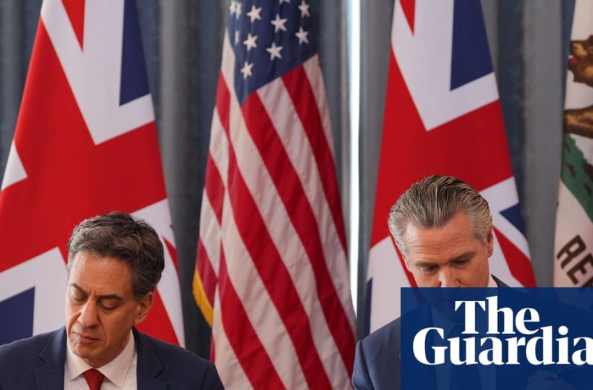  Trump lashes out at California governor’s green energy deal with UK | Foreign policy