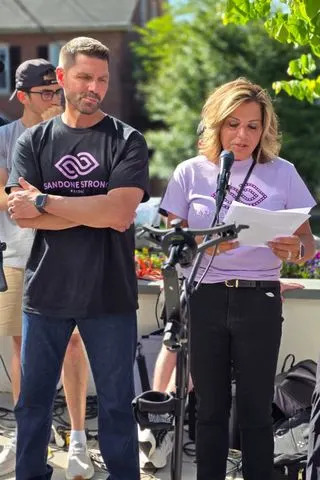 Karen Sandone and Anthony Sandone. Courtesy of Karen Sandone