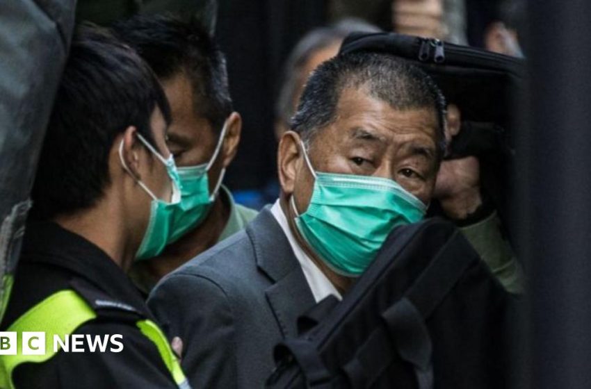  Hong Kong court jails pro-democracy media tycoon Jimmy Lai for 20 years