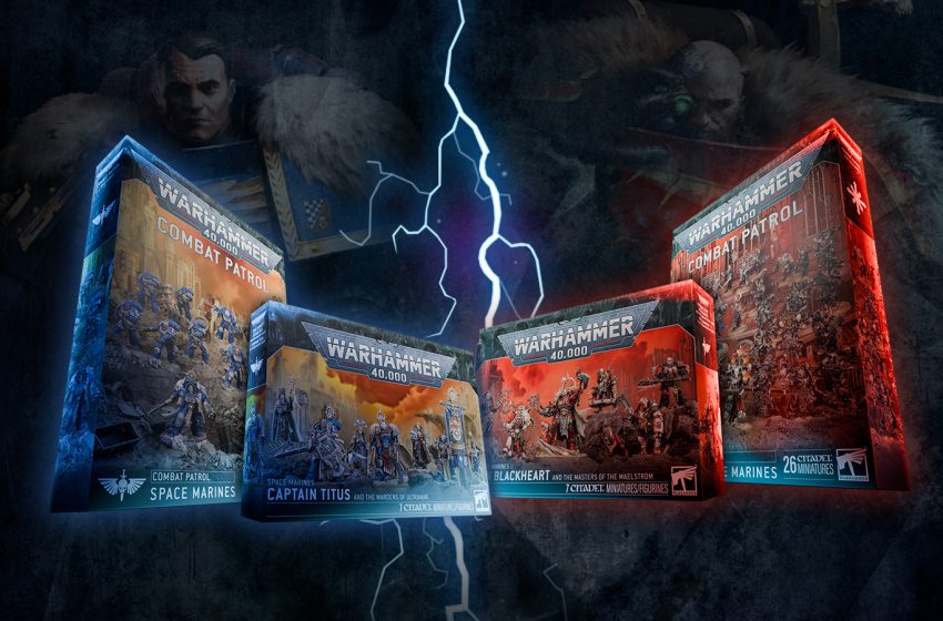  You could win a Captain Titus vs. Huron Blackheart face-off Combat Patrol bundle