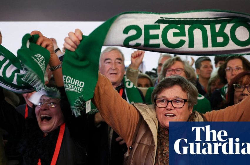  Exit polls point to landslide win for centre-left candidate in Portugal’s presidential runoff | Portugal