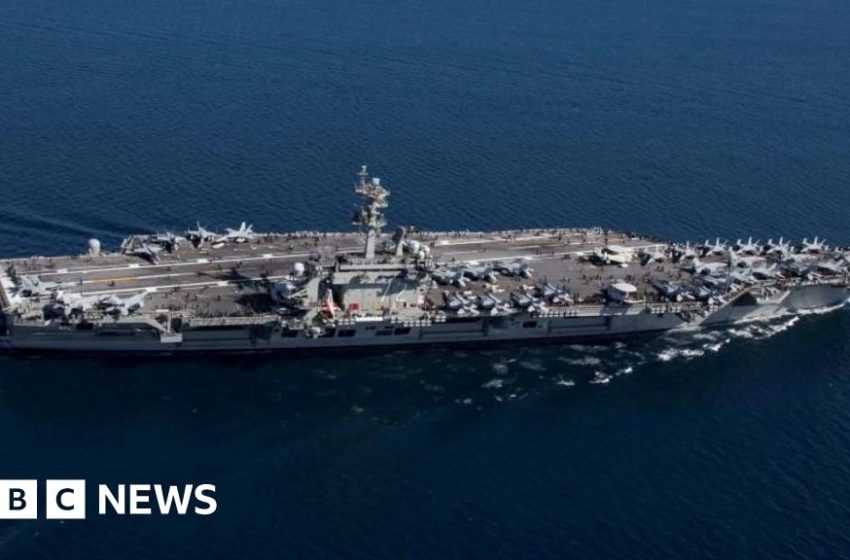  US says it shot down Iranian drone flying towards aircraft carrier – BBC
