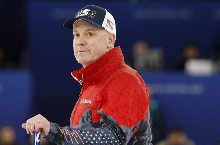  54-year-old U.S. curler sets new American Winter Olympics age record : NPR