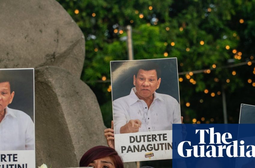  Duterte refuses to attend ICC pre-trial hearing, as former Philippine leader’s ‘drug war’ case begins | Rodrigo Duterte