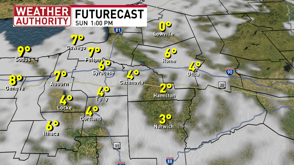 FUTURECAST 1 PM SUNDAY