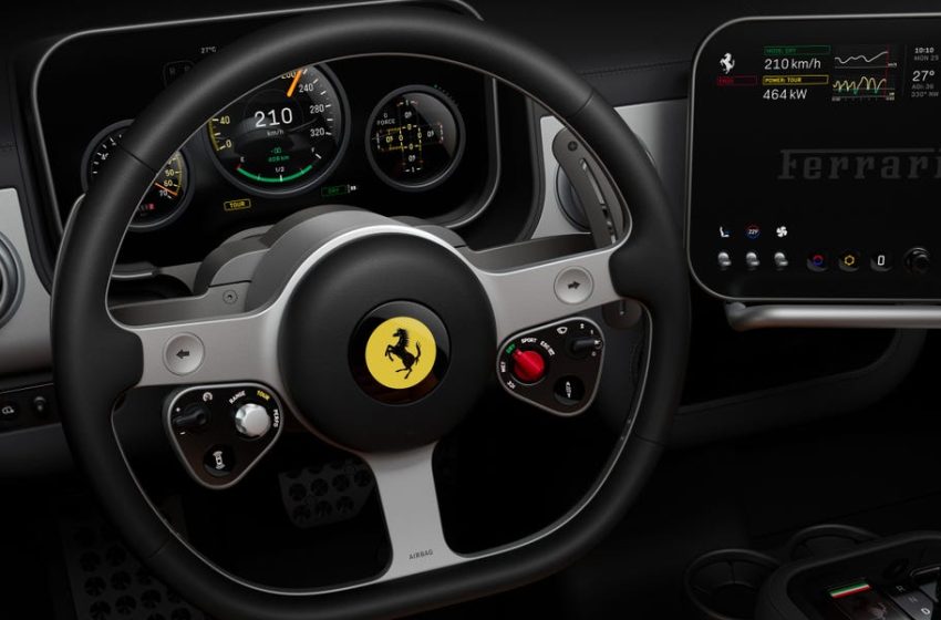  Ferrari’s First EV Leans Into Physical Buttons and Knobs