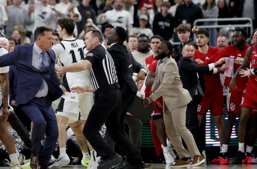  7 ejected after fight breaks out between No. 17 St. John’s and Providence