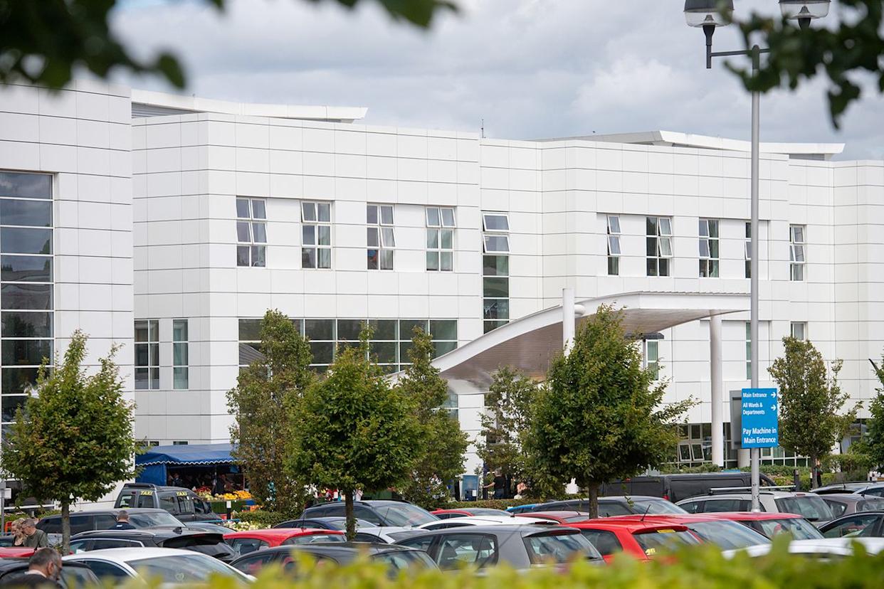 The hospital where Manjit Sangha was treated Jacob King/PA Images via Getty