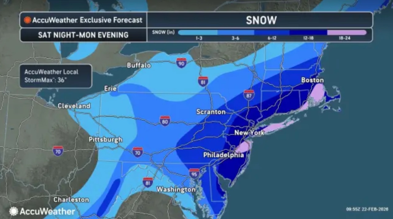 N.J. weather: ‘Potentially historic’ storm with 12 to 24+ inches of snow to cripple state. Blizzard warnings expand.