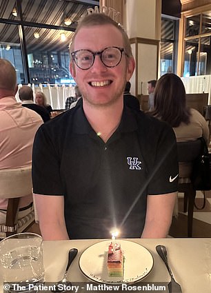 Matthew Rosenblum, 35, was diagnosed with stage four pancreatic cancer after doctors dismissed him as 'too young'