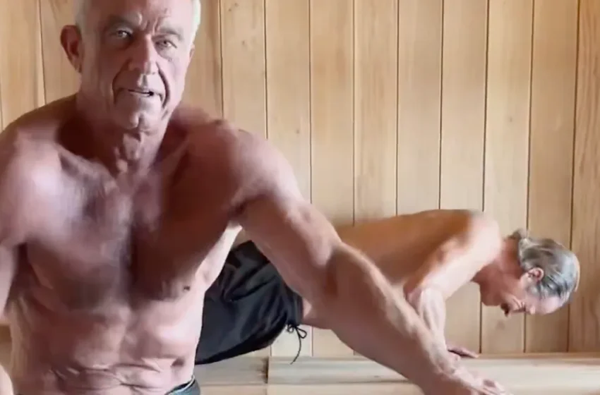  Kid Rock, RFK Jr. video shows them in a sauna, drinking whole milk