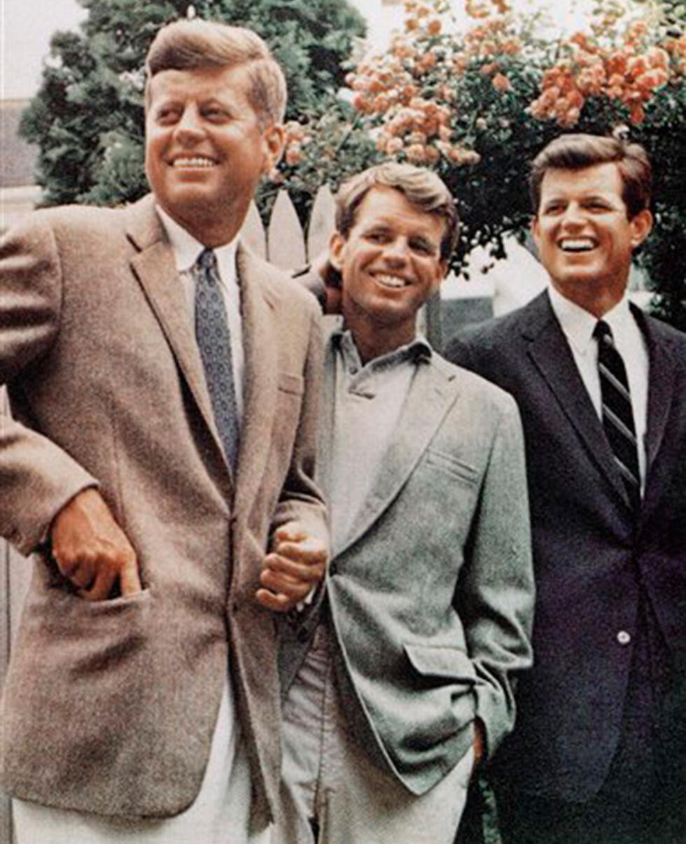 The Kennedy brothers: John, Bobby and Ted 