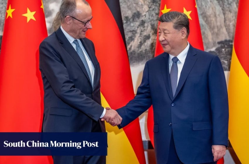  Xi and Merz pledge to strengthen ties as they rebalance amid ‘turbulent’ times