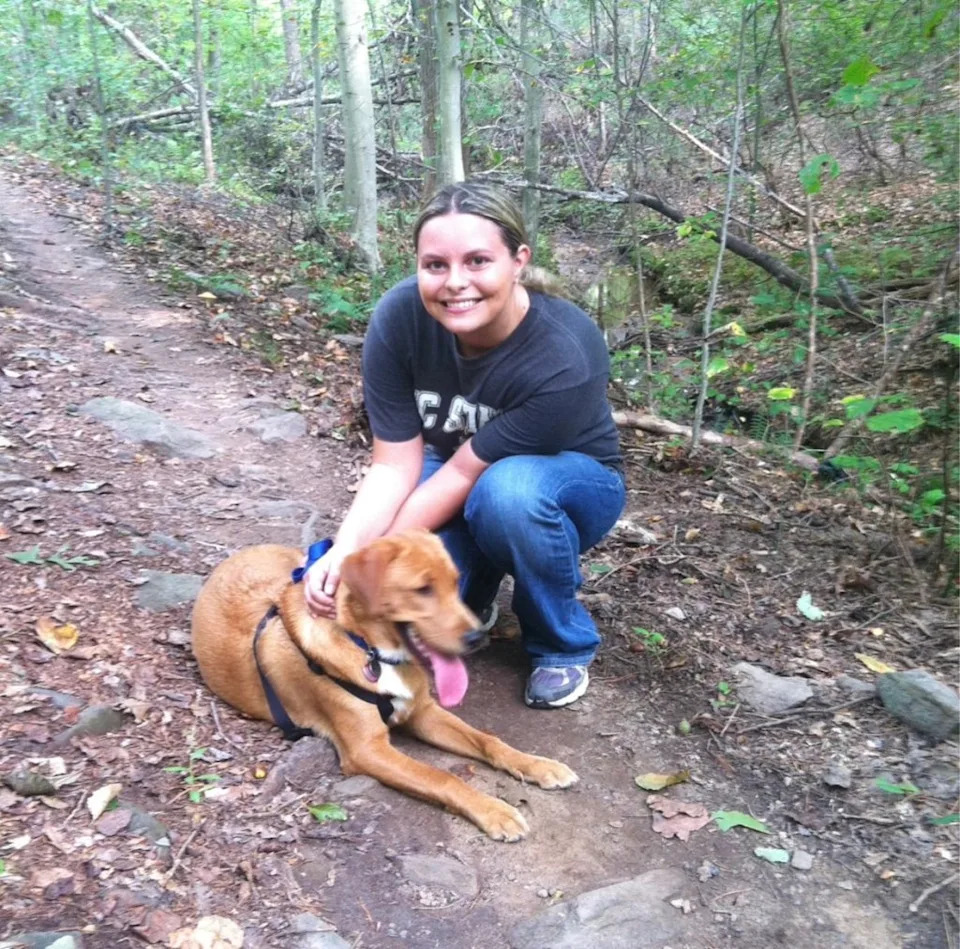 Johnson said Ceto got “all worked up” and poked her left breast with his nose, and when it hurt, she felt her breast and found a lump. Chase Johnson/Cleveland Clinic / SWNS