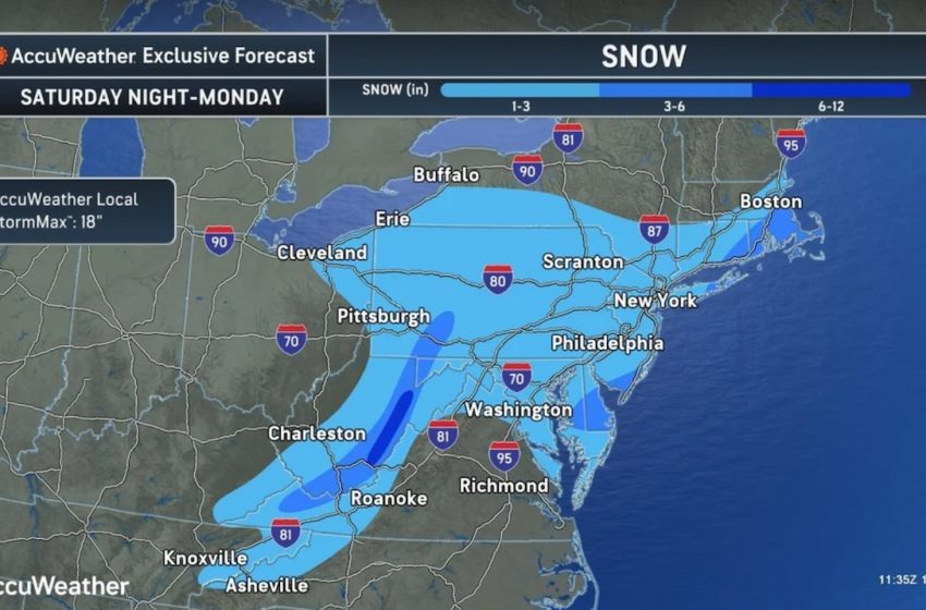  N.J. snow forecast: Weekend storm could bring up to 6 inches according to early forecast