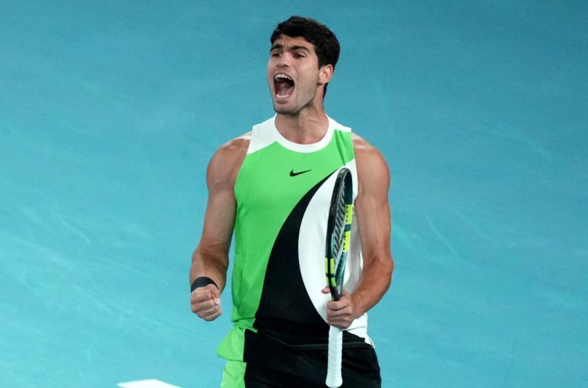  Alcaraz becomes youngest man to complete a career Grand Slam : NPR