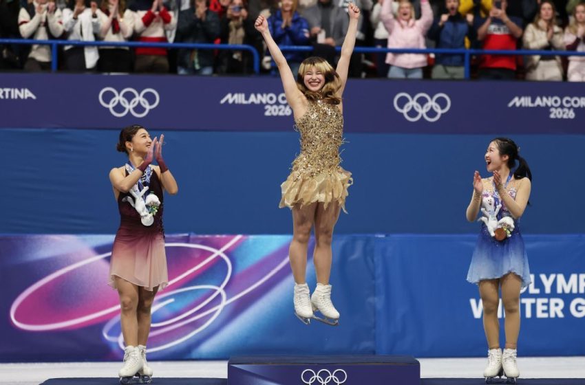  Alysa Liu’s unlikely Olympic gold medal caps off a roller-coaster week in figure skating