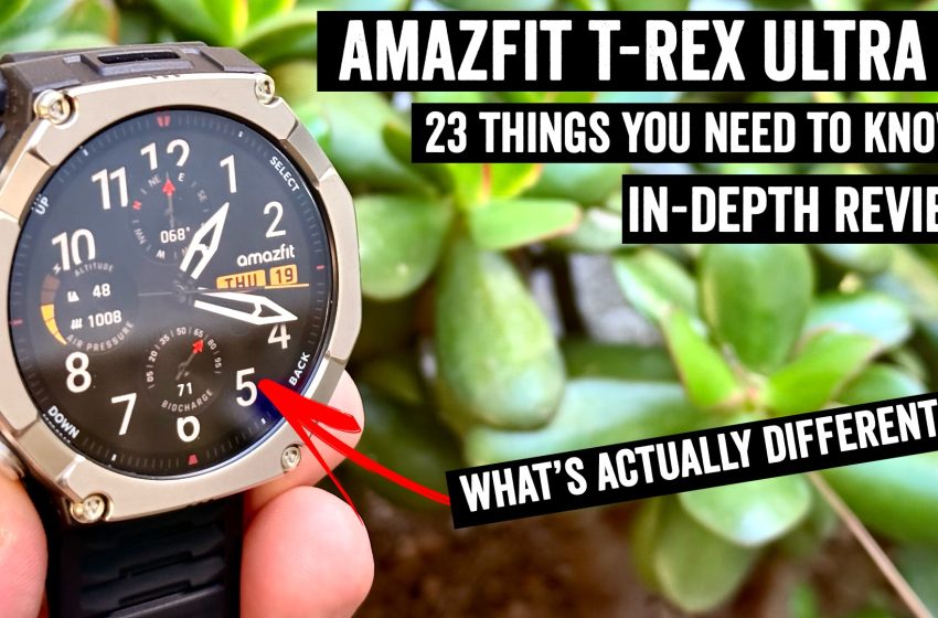  Amazfit T-Rex Ultra 2 In-Depth Review: The Priciest Yet?