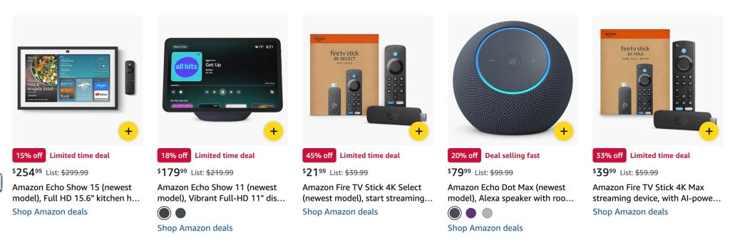 A screenshot of a product