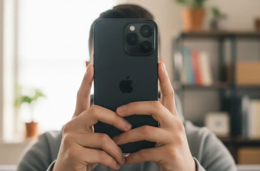  Man caught an iPhone user ‘licking’ their phone in public but later found out it’s a virtually unknown feature