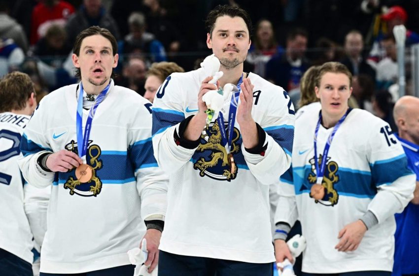  As Finland claims bronze medal in Olympic men’s hockey, Slovakia faces disappointment