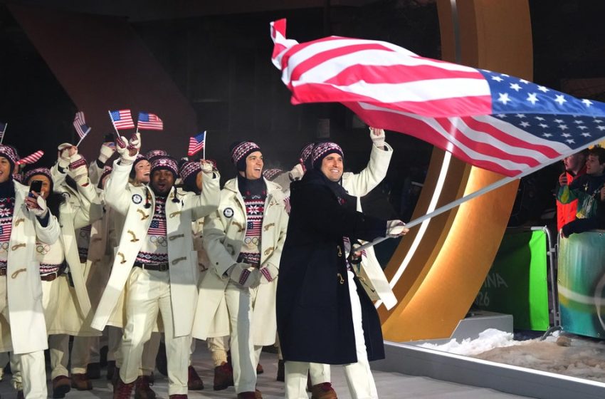  As Winter Olympics begin in Italy, some Team USA athletes speak out about politics at home