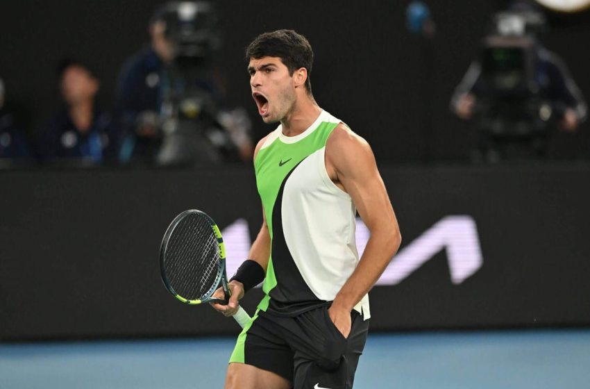  Australian Open final: Carlos Alcaraz beats Novak Djokovic for career Grand Slam
