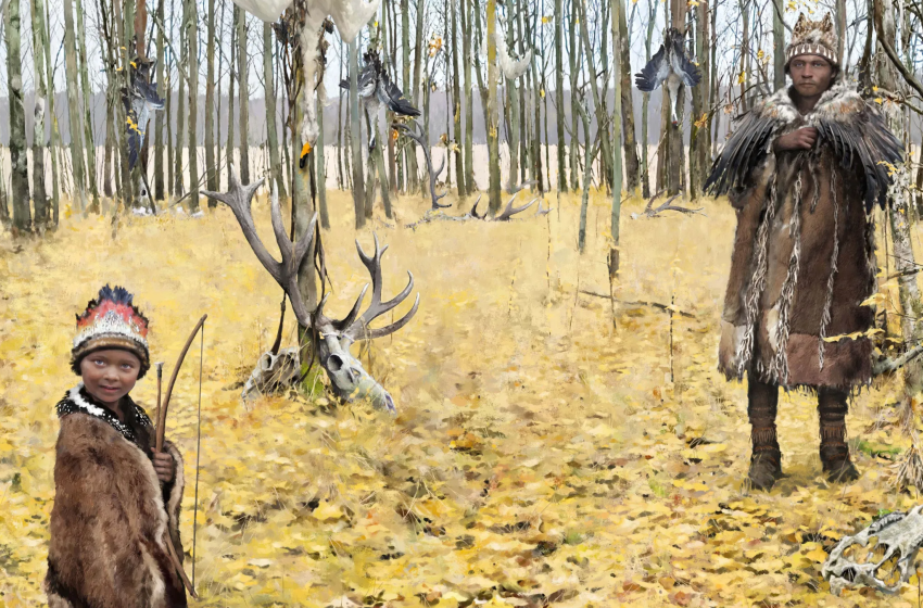  Stone Age boy in Sweden was buried in deerskin and a woodpecker headdress, archaeologists discover