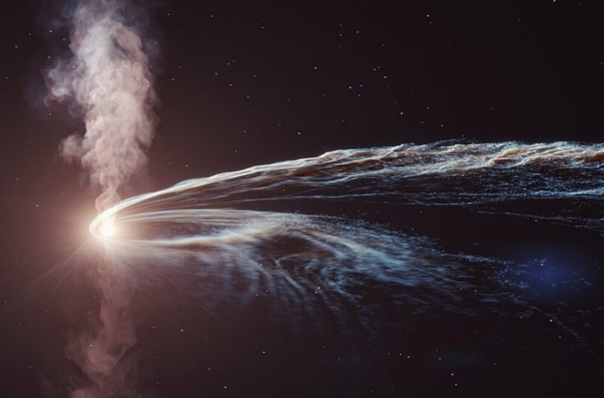  This black hole “burps” with Death Star energy