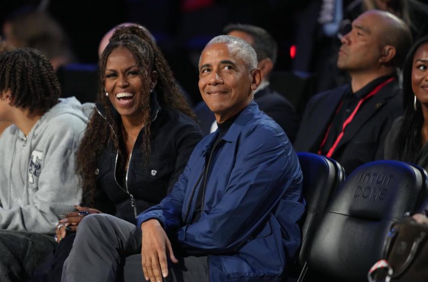  Barack, Michelle Obama headline celebrity-filled 2026 NBA All-Star Game at Intuit Dome