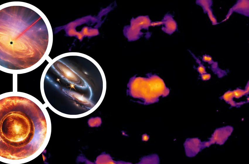  Black holes! Supernovas! Merging galaxies! Oh my! Largest radio survey of the cosmos ever reveals 13.7 million powerful cosmic objects and events